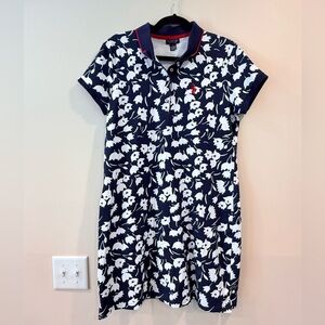 🔥U.S. Polo ASSN Navy and White Floral Polo Dress🔥